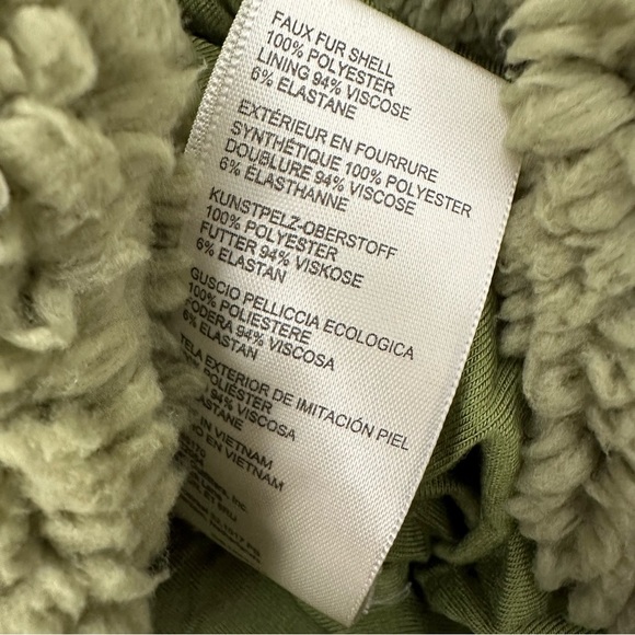 Free People Women’s Green Cozy Jacket Size L - Picture 8 of 17